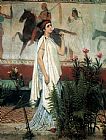 A greek woman by Sir Lawrence Alma-Tadema